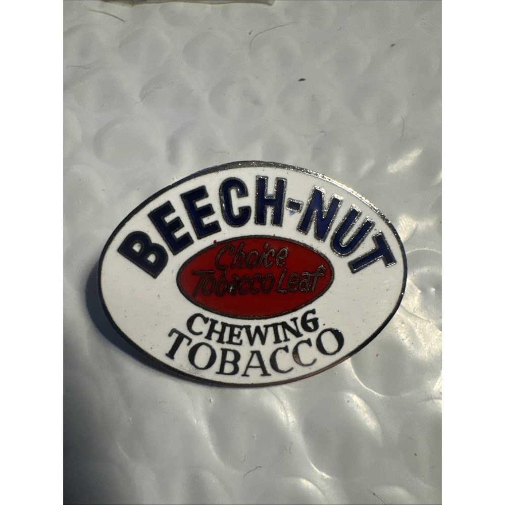 Old Vintage Beech Nut Chewing  Tobacco Hat Coat Lapel PIN Charm